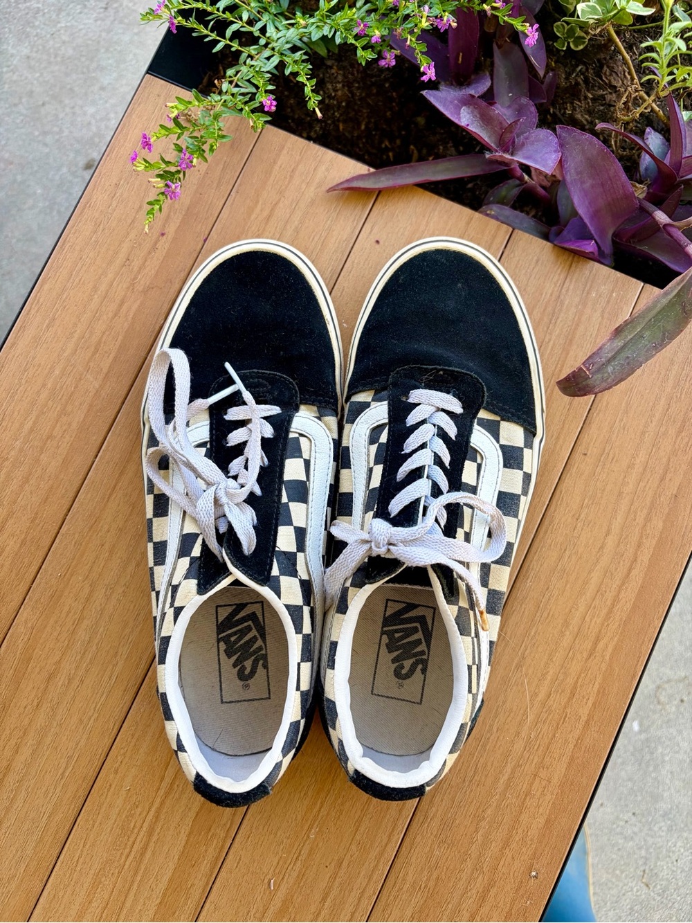 Vans Black & White Checkerboard Old Skool Sneakers